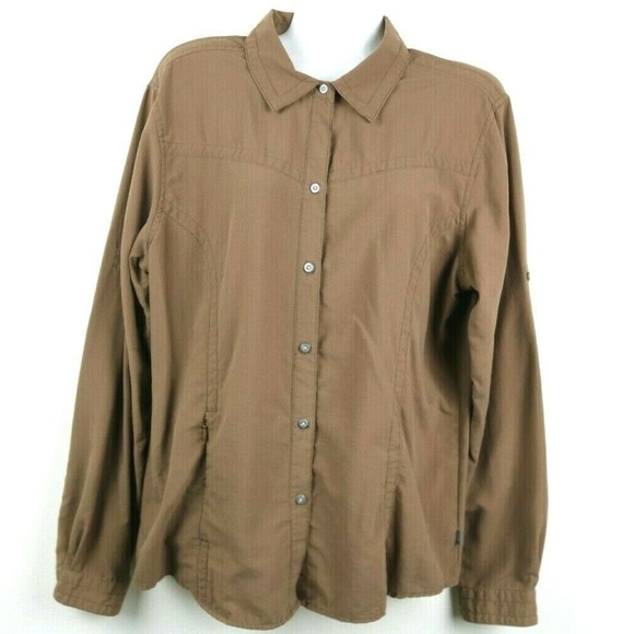 The North Face Tops - North Face Womens Blouse Long Sleeve Vented